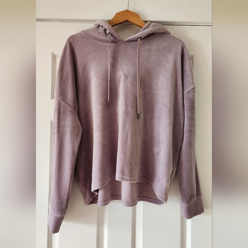 DKNY Sport Velvet Hoodie, Size Medium